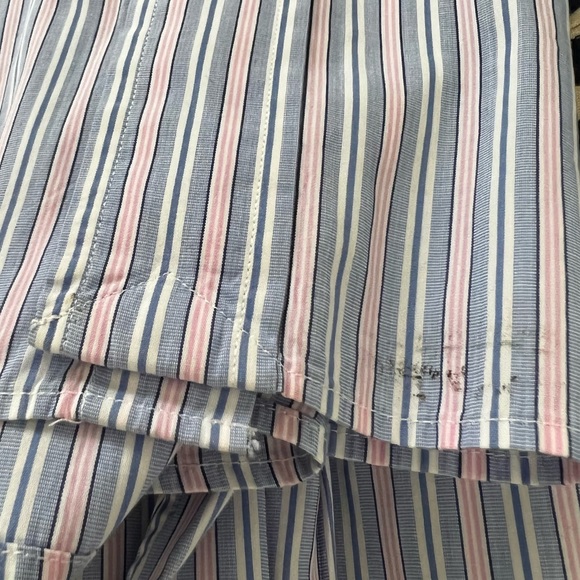 Polo Ralph Lauren Regent Striped Long Sleeve Button Down Shirt Blue Pink Sz 18.5 - Picture 10 of 10